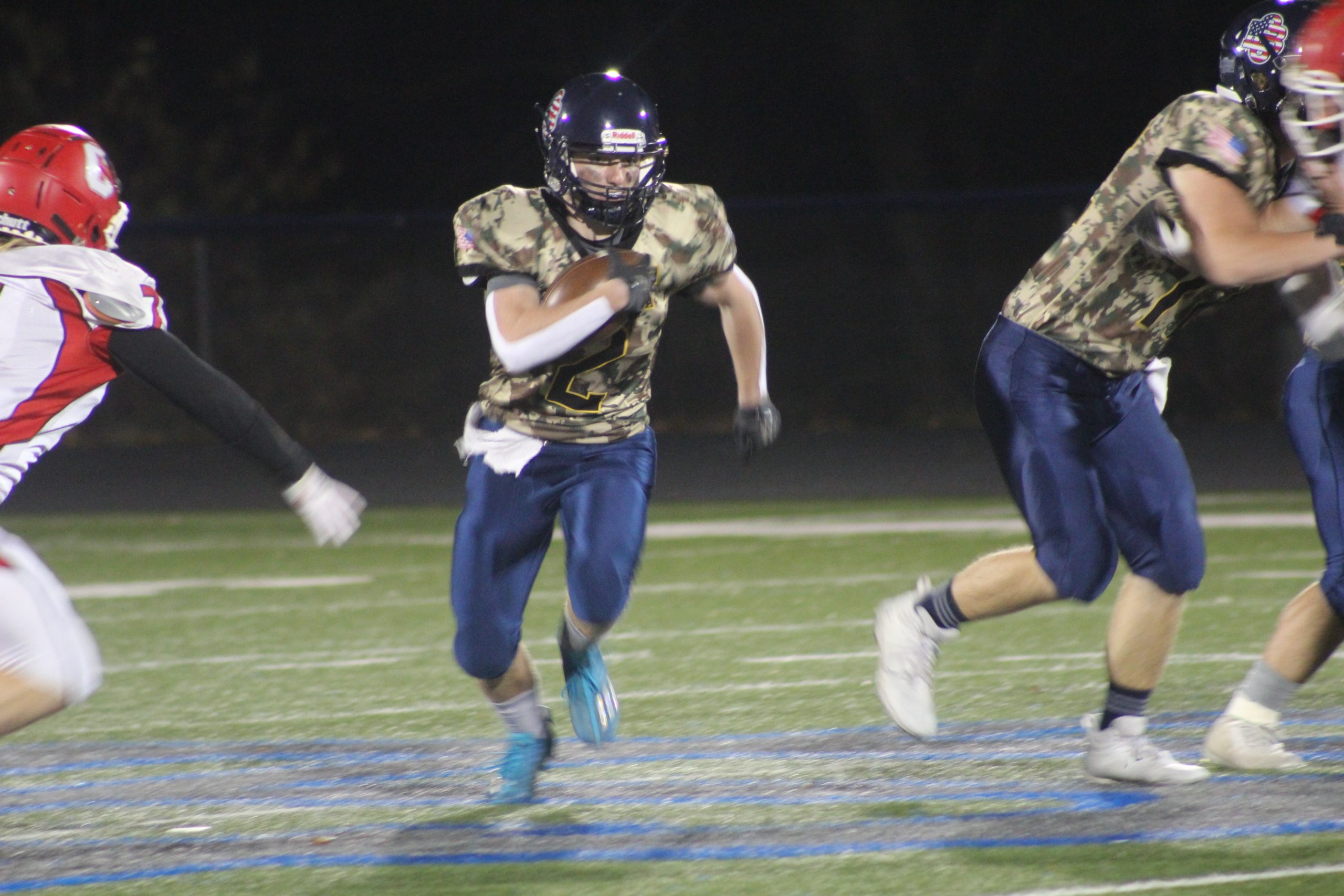 Hall runs all over Calhoun as CeeBees win 40-6